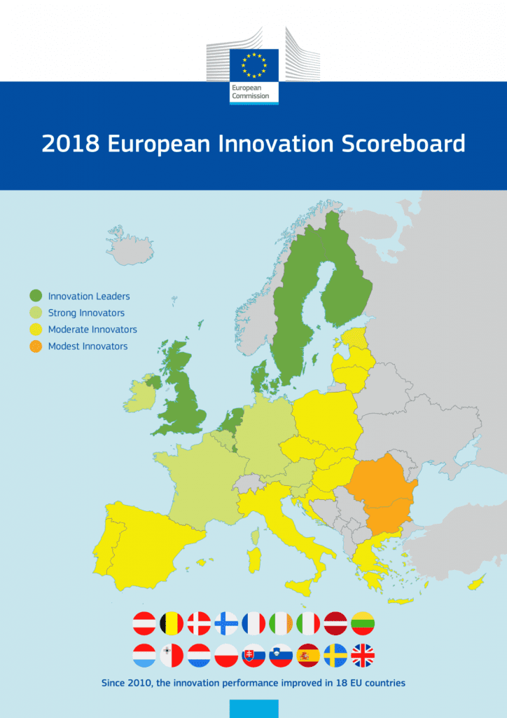 Infographic Innovation Scoreboard 2018 Map Full Size