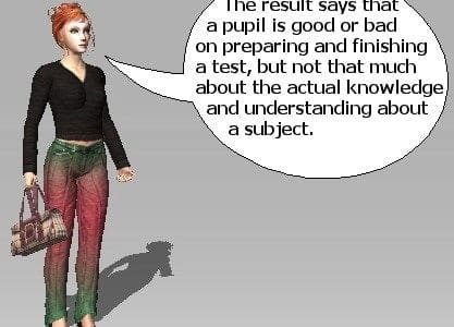 What is the result of national assessment tests?