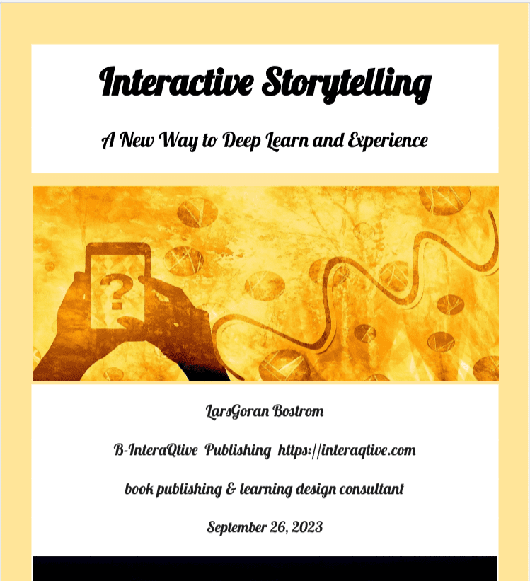 New Research Of Interactive Storytelling