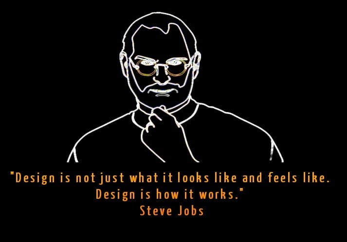 Steve Jobs design quote