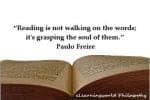 paulo freire we make the road by walking